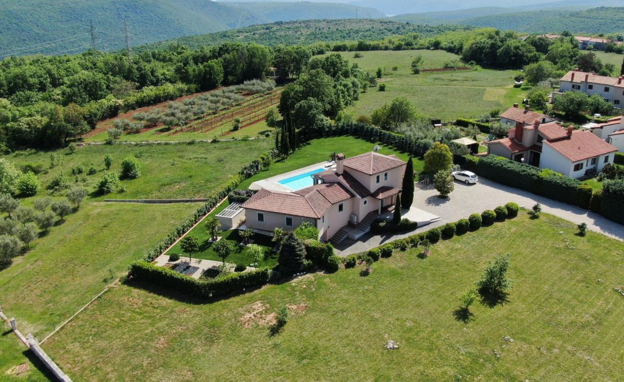 Villa Labin In Zartinj - Luxury Privacy Heated Pool With Auto Cover Luaran gambar